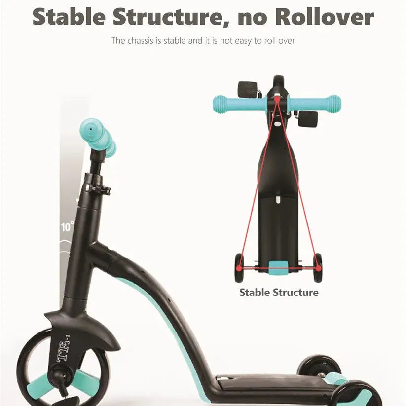 3-in-1 Kids Convertible Scooter