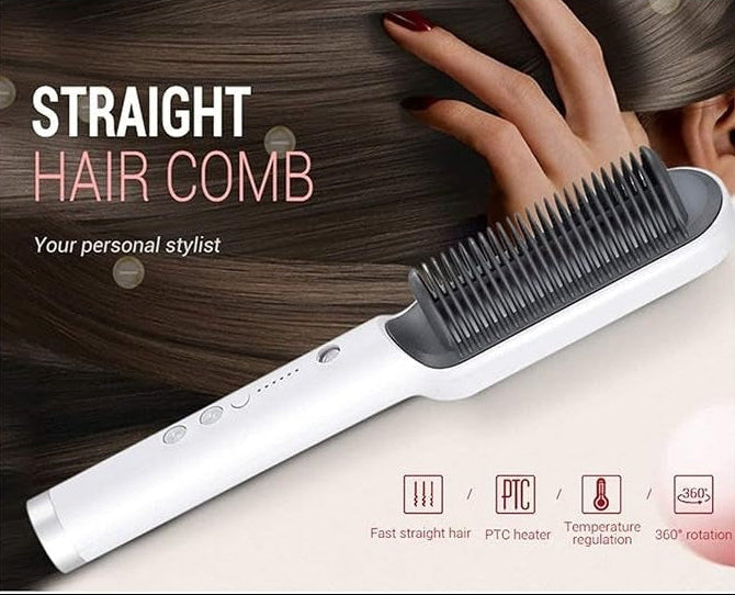 Electric Hair Straightener Comb