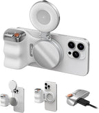 TELESIN Magnetic Camera Grip & LED Selfie Light – Pro Content Creator Bundle