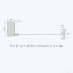 Telescopic Clothesline Drying Rope